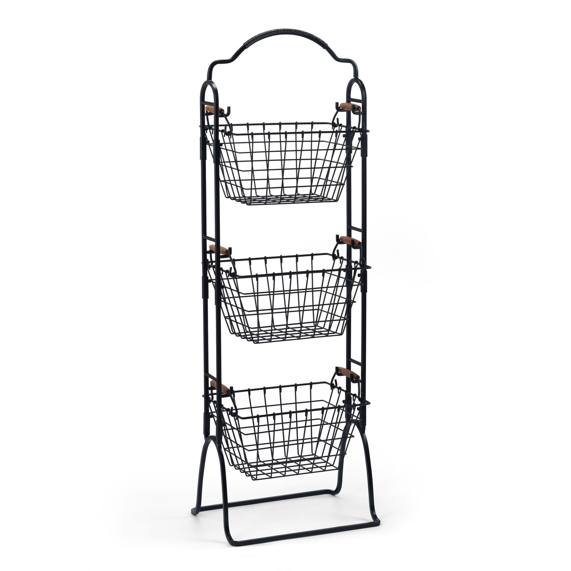 Gourmet Basics By Mikasa Pacific 3 Tier Market Basket | Wayfair